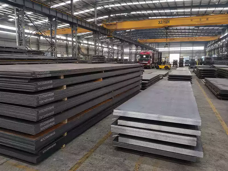 Steel plate stock for export supply