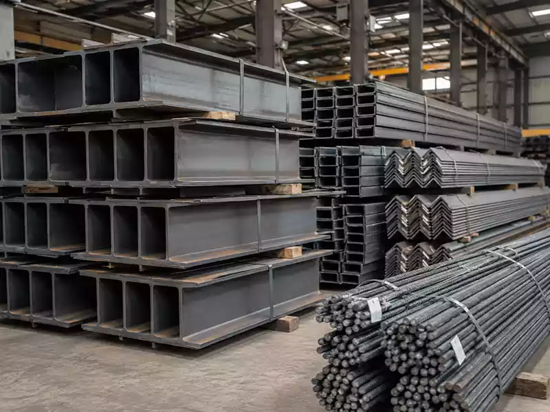 Structural steel profiles including H beam and channel steel